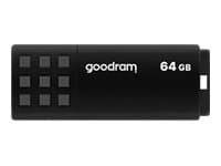 GOODRAM UME3 - USB flash-enhet - 64 GB - USB 3.0 - svart