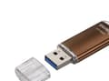 Miniatyrbild 2 av 4: Hama Laeta, 128GB, 128 GB, USB Type-A, 3.2 Gen 1 (3.1 Gen 1), 45 MB/s, Keps, Brun