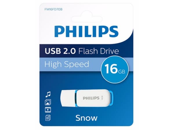Philips FM16FD70B Snow edition 2.0 - USB flash-enhet - 16 GB - USB 2.0