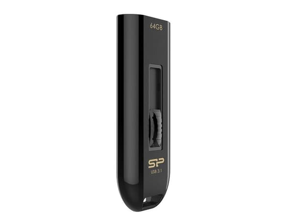 Silicon Power Blaze B21, 64 GB, USB A-tyyppi, 3.2 Gen 1 (3.1 Gen 1), Liuku, 8,93 g, Musta