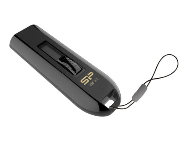 SILICON POWER Blaze B21 - USB flash-enhet - 64 GB - USB 3.1 - svart Svart