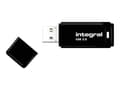 Pikkukuva 1 / 5: Integral BLACK 3.0, 128 GB, USB A-tyyppi, 3.2 Gen 1 (3.1 Gen 1), Suojus, 7 g, Musta