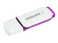 Pikkukuva 3 / 5: Philips FM64FD70B, 64 GB, USB A-tyyppi, 2.0, Suojus, 8 g, Purppura, Valkoinen