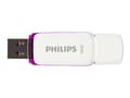 Pikkukuva 5 / 5: Philips FM64FD70B, 64 GB, USB A-tyyppi, 2.0, Suojus, 8 g, Purppura, Valkoinen