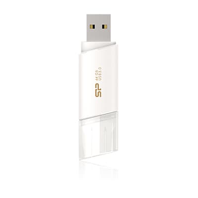 SILICON POWER Blaze B06 - USB flash-enhet - 16 GB - USB 3.0 - snäckskalsvit