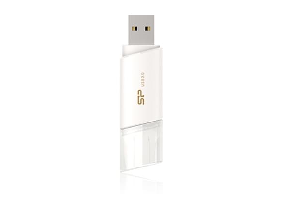 SILICON POWER Blaze B06 - USB flash-enhet - 16 GB - USB 3.0 - snäckskalsvit