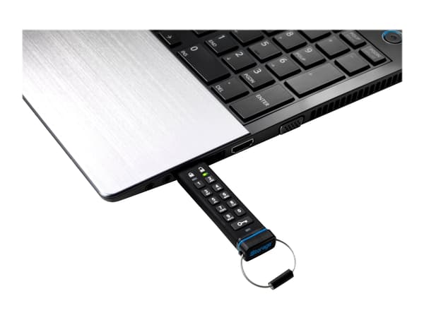 iStorage datAshur USB-minnepenn 8 GB USB Type-A 2.0 Sort Sort