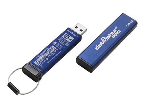 iStorage datAshur PRO - USB-flashstasjon - kryptert - 16 GB - USB 3.0