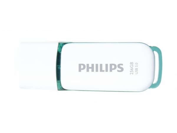 Philips FM25FD75B, 256 GB, USB A-tyyppi, 3.2 Gen 1 (3.1 Gen 1), Suojus, 8 g, Turkoosi, Valkoinen