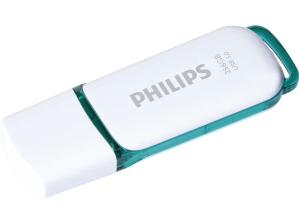 Philips FM25FD75B, 256 GB, USB A-tyyppi, 3.2 Gen 1 (3.1 Gen 1), Suojus, 8 g, Turkoosi, Valkoinen