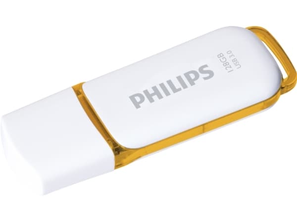Philips FM12FD75B/00, 128 GB, USB A-tyyppi, 3.2 Gen 1 (3.1 Gen 1), Suojus, 8 g, Oranssi, Valkoinen