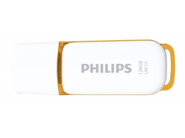 Philips FM12FD75B/00, 128 GB, USB A-tyyppi, 3.2 Gen 1 (3.1 Gen 1), Suojus, 8 g, Oranssi, Valkoinen