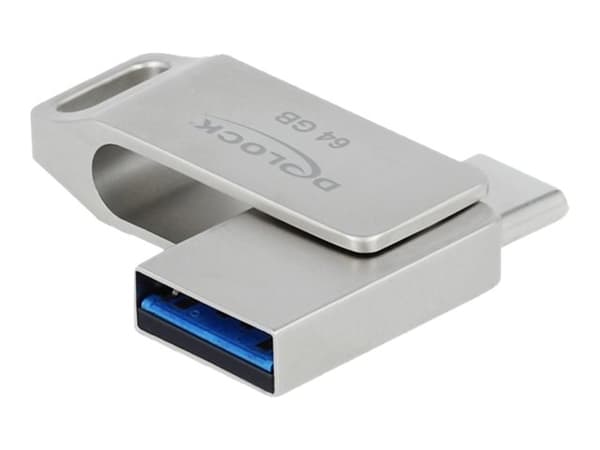 Delock - USB-flashstasjon - 64 GB - USB 3.2 Gen 1 / USB-C