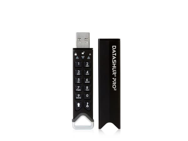 IStorage iStorage datAshur Pro2 USB3 256-bittinen 128 Gt:n pendolevy