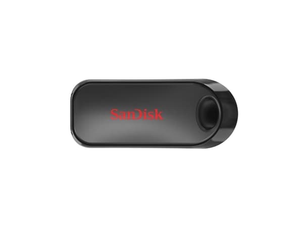 SanDisk Cruzer Snap, 64 GB, USB A-tyyppi, 2.0, Liuku, 6,1 g, Musta