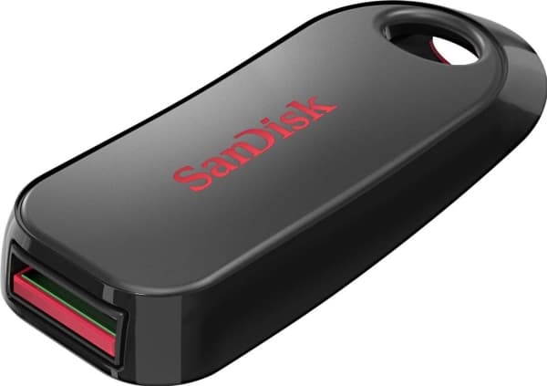 SanDisk Cruzer Snap, 64 GB, USB A-tyyppi, 2.0, Liuku, 6,1 g, Musta