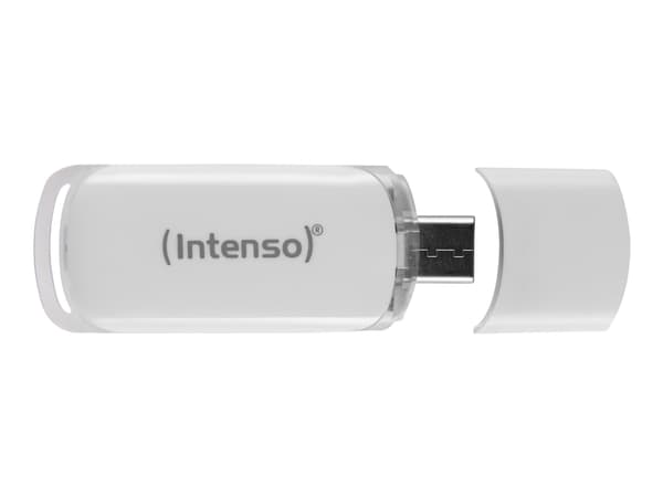 Intenso Flash Line - USB-flashstasjon - 32 GB - USB-C 3.1 Gen 1 - hvit