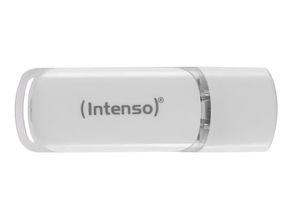 Intenso Flash Line - USB-flashstasjon - 32 GB - USB-C 3.1 Gen 1 - hvit Hvit