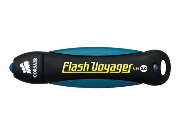 CORSAIR Flash Voyager USB 3.0 - USB flash-enhet - 32 GB - USB 3.0 Svart, Blå