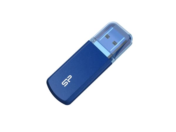SILICON POWER Helios 202 - USB-flashstasjon - 32 GB - USB 3.2 Gen 1 - blå