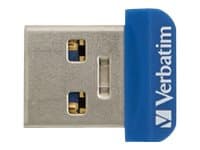 Verbatim Store 'n' Stay NANO - USB flash-enhet - 16 GB - USB 3.0 - blå