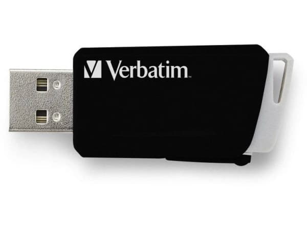 Verbatim Store 'n' Click - USB-flashstasjon - 32 GB - USB 3.2 Gen 1 - svart