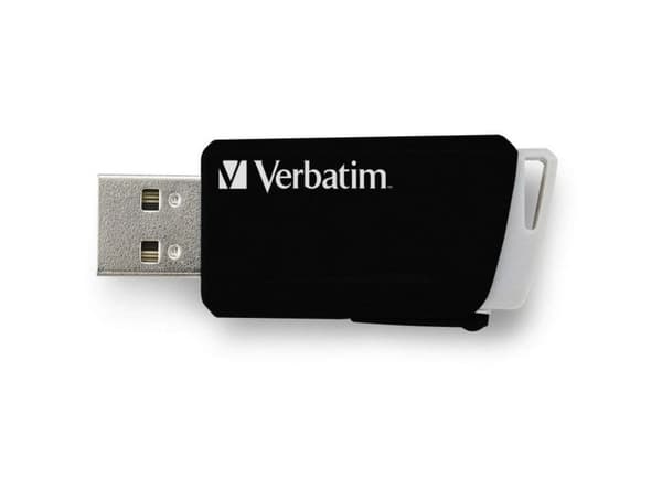 Verbatim Store 'n' Click - USB-flashstasjon - 32 GB - USB 3.2 Gen 1 - svart