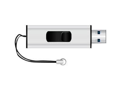 MediaRange SuperSpeed - USB-muistitikku - 16 GB - USB 3.0 - lajittelu/sølv
