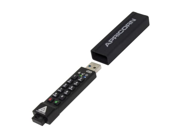 Apricorn Aegis Secure Key 3NX - USB flash-enhet - krypterat - 16 GB - USB 3.1 Gen 1 - FIPS 140-2 Level 3