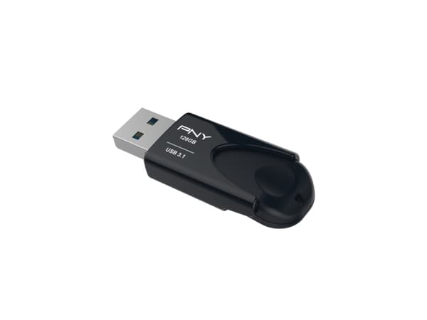 PNY Attaché 4 - USB-flashstasjon - 128 GB - USB 3.1