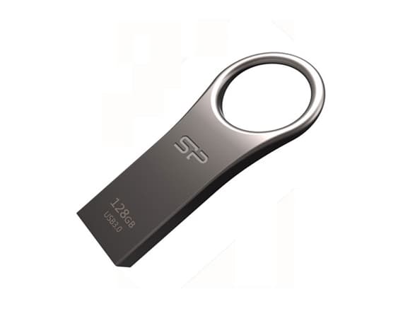 Silicon Power Jewel J80 USB-muisti 128 GB USB A-tyyppi 3.2 Gen 1 (3.1 Gen 1) Titaani