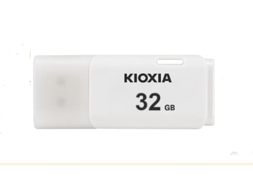 KIOXIA TransMemory U202 - USB-flashstasjon - 32 GB - USB 2.0 - hvit