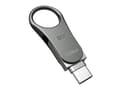 Miniatyrbilde 4 av 5: Silicon Power Mobile C80 USB-minnepenn 128 GB USB Type-A / USB Type-C 3.2 Gen 1 (3.1 Gen 1) Titan