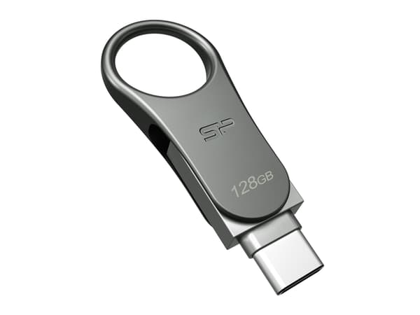 Silicon Power Mobile C80 USB-minnepenn 128 GB USB Type-A / USB Type-C 3.2 Gen 1 (3.1 Gen 1) Titan