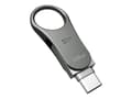Miniatyrbilde 1 av 5: Silicon Power Mobile C80 USB-minnepenn 128 GB USB Type-A / USB Type-C 3.2 Gen 1 (3.1 Gen 1) Titan