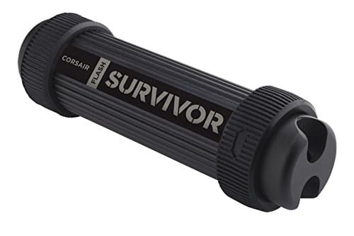 CORSAIR Flash Survivor Stealth - USB flash-enhet - 64 GB - USB 3.0 - eloxerad aluminium