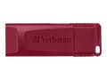 Miniatyrbild 1 av 5: Verbatim Slider - USB flash-enhet - 32 GB - USB 2.0 - blå, röd (paket om 2)