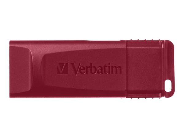 Verbatim Slider - USB flash-enhet - 32 GB - USB 2.0 - blå, röd (paket om 2)