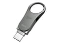 Miniatyrbild 1 av 5: Silicon Power Mobile C80 USB-sticka 64 GB USB Type-A / USB Type-C 3.2 Gen 1 (3.1 Gen 1) Titan