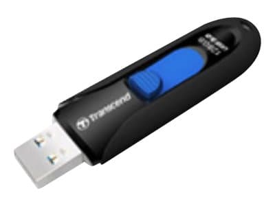 Transcend JetFlash 790 - USB-flashstasjon - 128 GB - USB 3.0 Sort, Blå