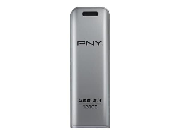 PNY FD128ESTEEL31G-EF, 128 GB, 3.2 Gen 1 (3.1 Gen 1), 20 MB/s, Liuku, Ruostumaton teräs