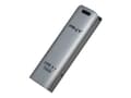 Pikkukuva 1 / 5: PNY FD256ESTEEL31G-EF, 256 GB, 3.2 Gen 1 (3.1 Gen 1), 20 MB/s, Liuku, Ruostumaton teräs