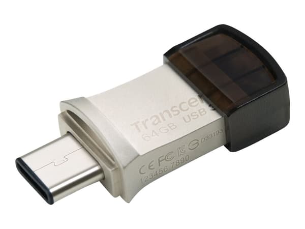 Transcend JetFlash 890 - USB flash-enhet - 64 GB - USB 3.1