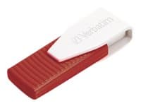 Verbatim Store 'n' Go Swivel - USB-flashstasjon - 16 GB - USB 2.0 - rød