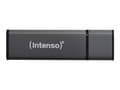 Miniatyrbilde 4 av 5: Intenso Alu Line - USB flashdrive - 8 GB - USB 2.0 - antracit (sort)