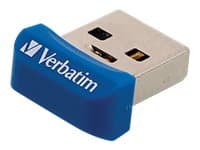 Verbatim Store ''n'' Stay Nano, 64 GB, USB A-tyyppi, 3.2 Gen 1 (3.1 Gen 1), Suojus, 3 g, Sininen
