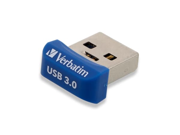 Verbatim Store ''n'' Stay Nano, 64 GB, USB A-tyyppi, 3.2 Gen 1 (3.1 Gen 1), Suojus, 3 g, Sininen Sininen