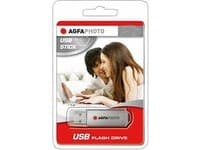 AgfaPhoto USB Flash Drive 2.0 - USB flash-enhet - 8 GB - USB 2.0 - silver