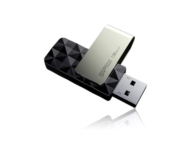 SILICON POWER Blaze B30 - USB flash-enhet - 128 GB - USB 3.0 - svart