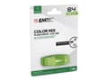 Miniatyrbild 2 av 5: EMTEC Color Mix C410 - USB flash-enhet - 64 GB - USB 2.0 - grön